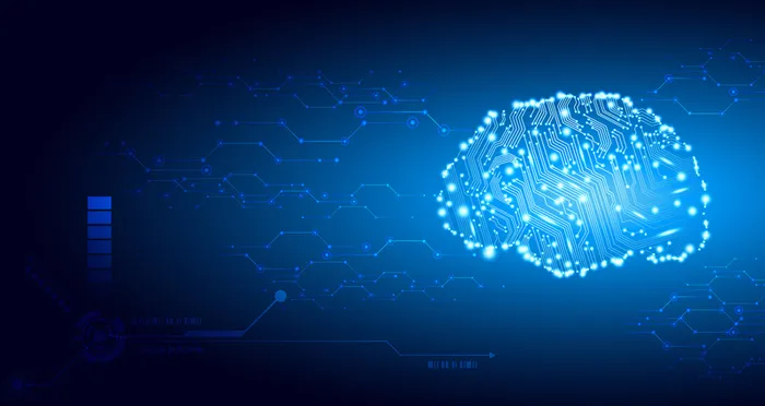 蓝色科技创意纹理高清