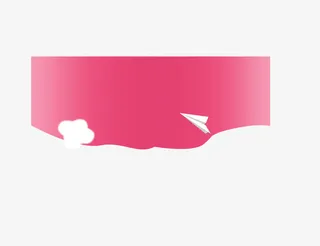 背景元素  粉红色 渐变 白色花瓣