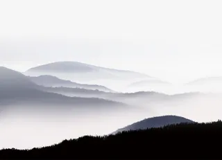 山水画山脉免抠