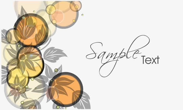 七夕节抽象柿子卡片素材免抠