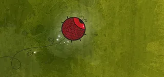 瓢虫绿色纹理背景高清