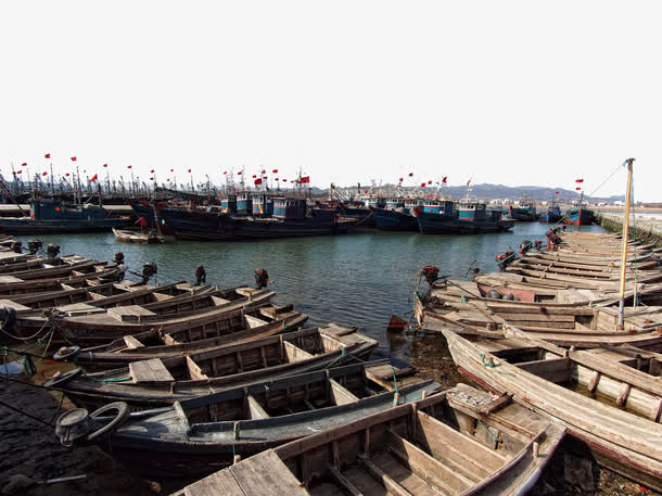 朴实无华的烟墩角渔港免抠免抠