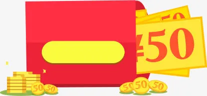 金币红白素材免抠