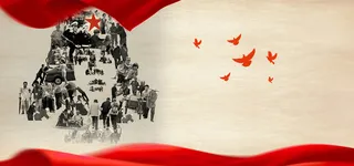 3月雷锋纪念日展板背景高清