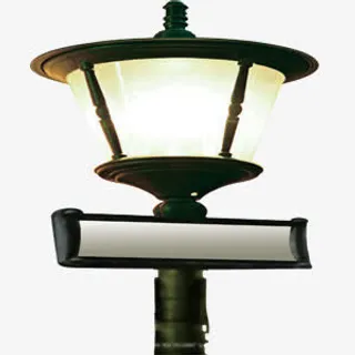 城市复古风红绿灯标志免抠