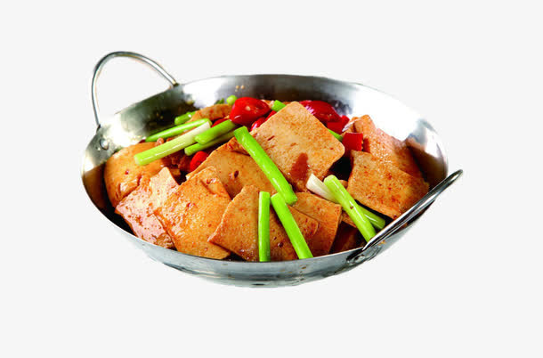 干锅千页豆腐 美食免抠