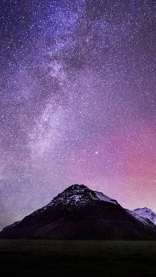 夜晚星空APP手机端H5背景高清