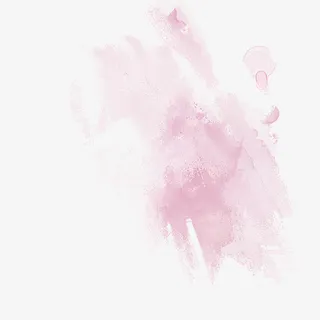 粉色肌理感水墨画笔触免抠手绘/卡通手绘元素