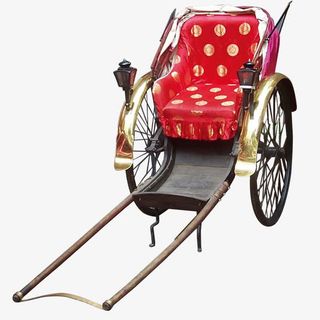 怀旧人力车免抠