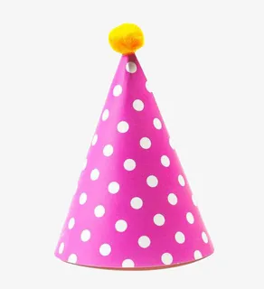 圆形生日帽免抠