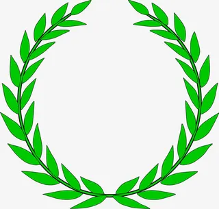 环形橄榄枝免抠