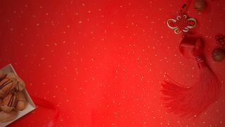 春节红火节日食品素材背景高清