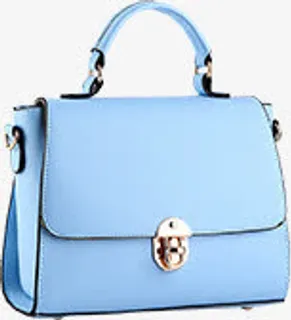 蓝色夏日糖果色手拿包免抠