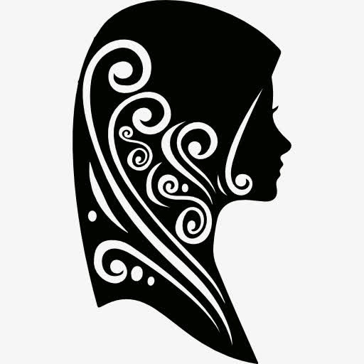 女人的头巾图标免抠