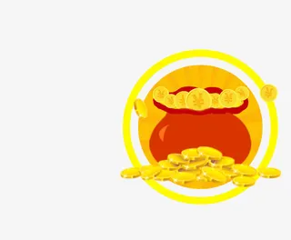 金币红包素材免抠