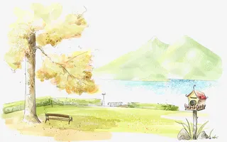 田园风景图片素材免抠