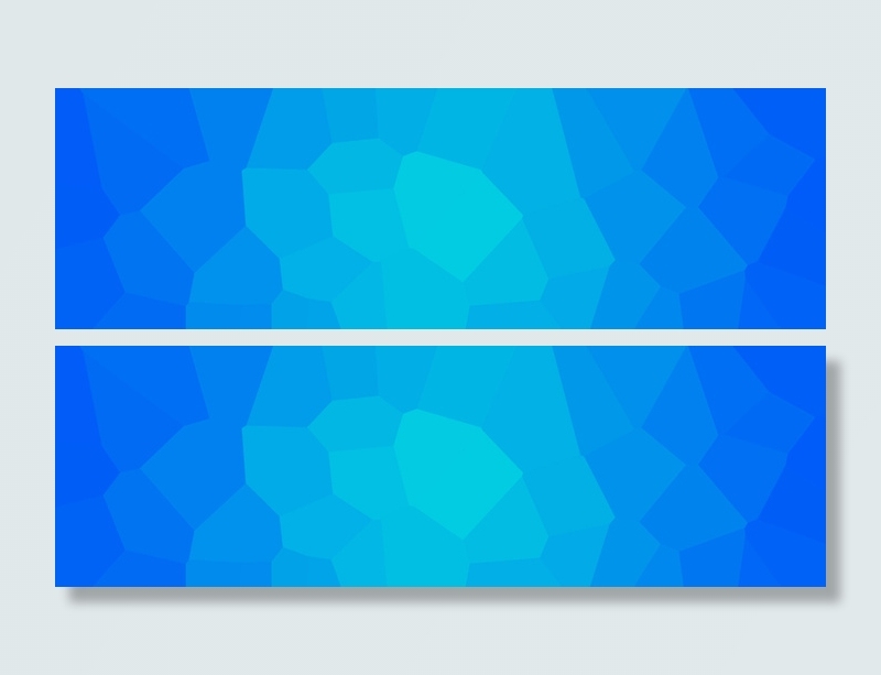 蓝色科技感海报高清