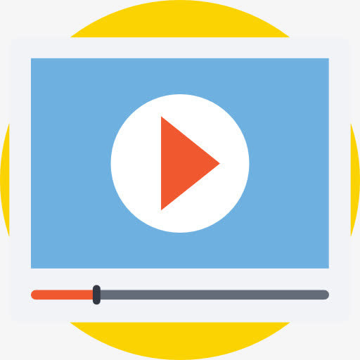 视频播放器图标免抠图标元素