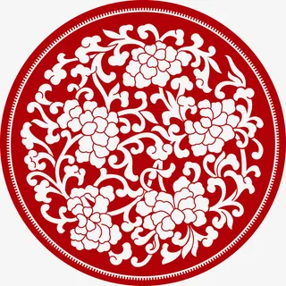 传统纹样花纹免抠