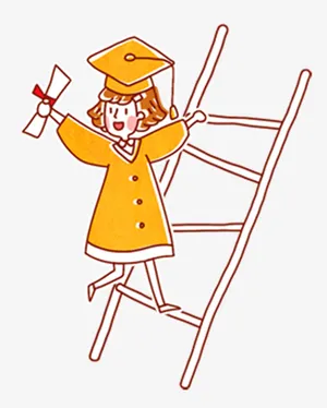 毕业学生爬*拍照免抠