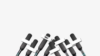 黑色采访话筒免抠