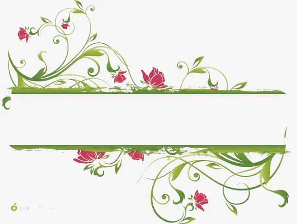 PPT首页主题边框免抠