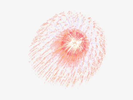新年散开的烟花免抠 新年散开的烟花免抠