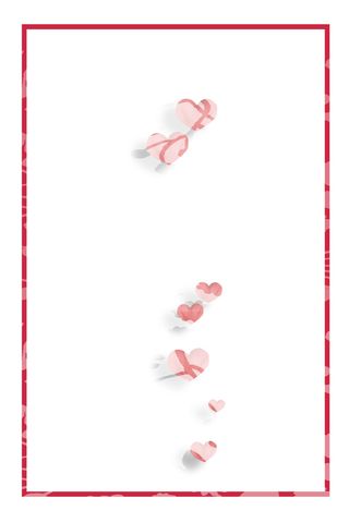 爱心甜蜜红色边框浪漫广告背景高清