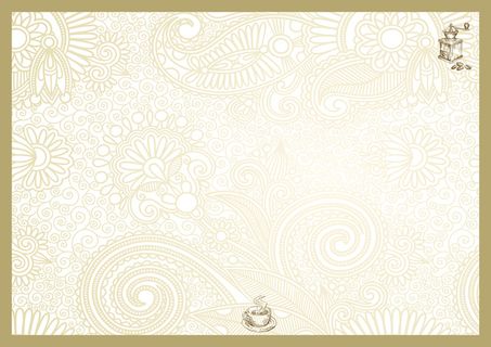 咖啡欧式菜单背景素材高清