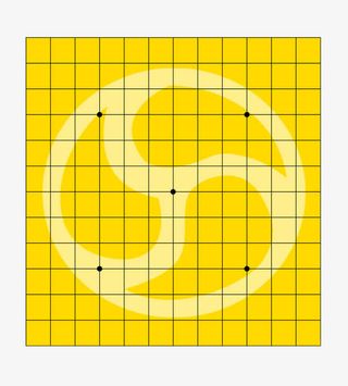 休闲娱乐黑白棋棋盘免抠