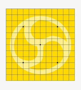 休闲娱乐黑白棋棋盘免抠