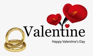 情人节装饰海报元素 背景