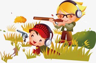 青少年活动特效免抠