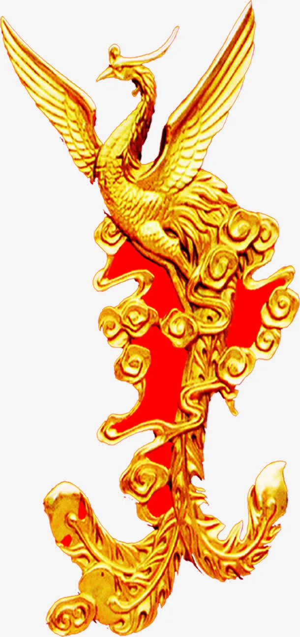 金色凤凰免抠