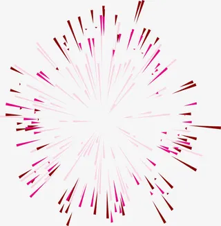 紫色闪耀烟花免抠