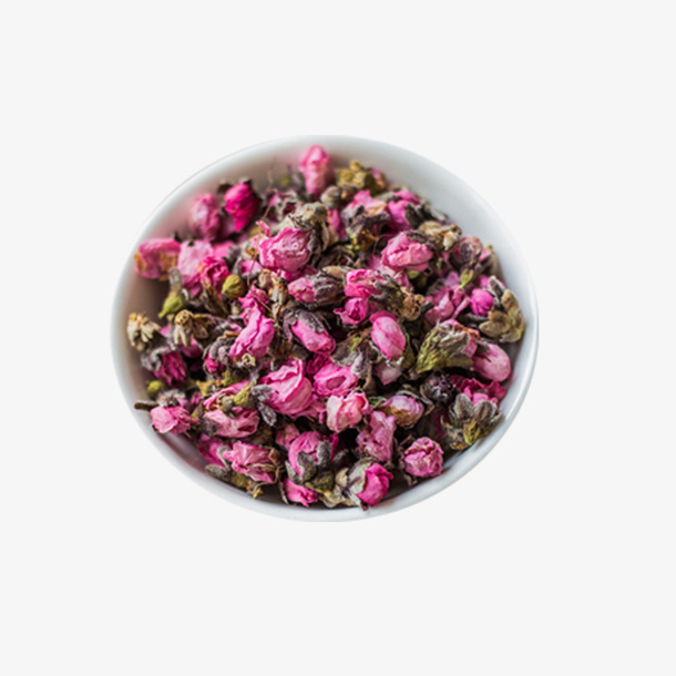 产品实物清香淡雅桃花茶免抠