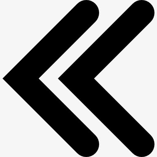 双左角箭头图标免抠