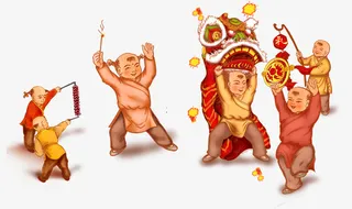 中国传统节日卡通人物免抠