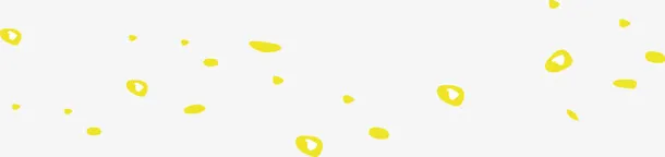 黄色清新花瓣漂浮素材免抠