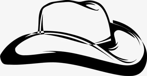 矢量多边型帽子免抠