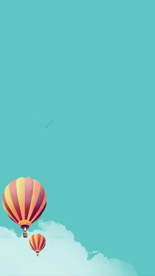 纯色卡通蓝色背景H5背景高清卡通手绘背景