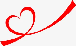 爱心红色献血标志免抠