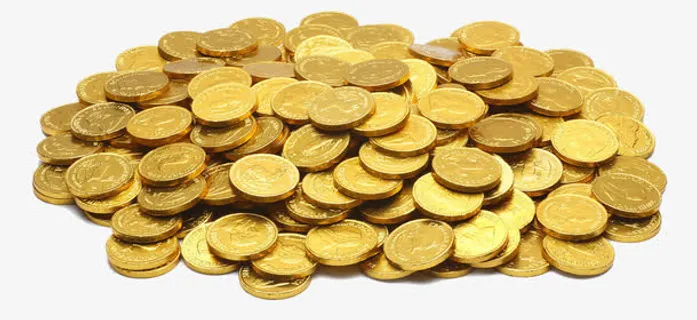 资金池一堆金币免抠