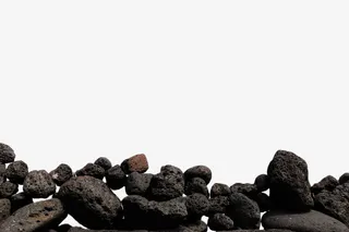 堆砌的石墙免抠