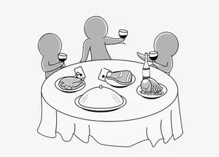 挣钱了一起吃饭免抠