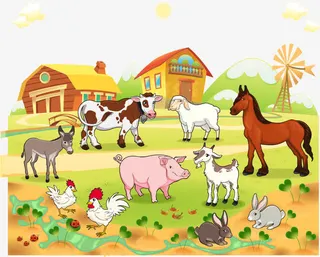 矢量生态农场免抠