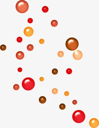 水晶珠漂浮免抠