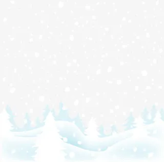 雪花插画矢量素材,雪花,插画,房屋免抠