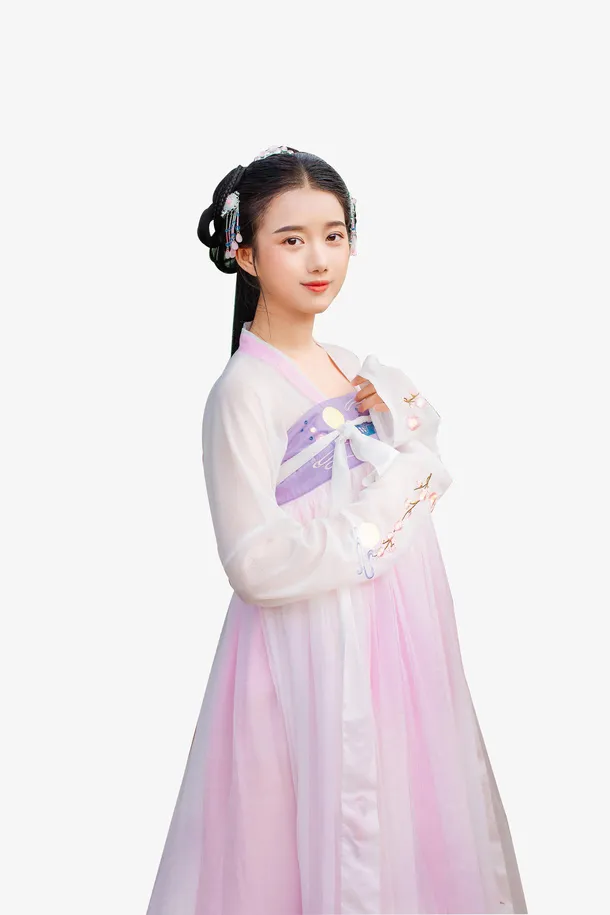 古代汉服襦裙免抠