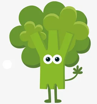 一棵绿色蔬菜免抠